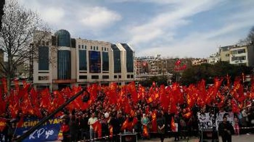Από τη συγκέντρωση του ΤΚΡ στην Κωνσταντινούπολη στις 10 Μάρτη