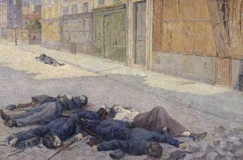 Εργο του Μαξιμιλιάν Λισέ: «Δρόμος στο Παρίσι το Μάη 1871»