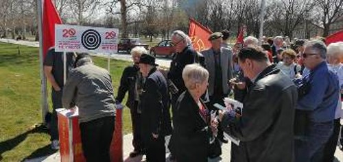 Από τη δράση του Νέου ΚΚ Γιουγκοσλαβίας και τις εκδηλώσεις ενάντια στο ΝΑΤΟ, τον φετινό Μάρτη, στην 20ή μαύρη επέτειο της επέμβασης