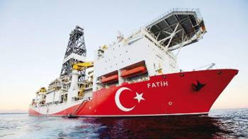 Το τουρκικό γεωτρύπανο που παραβιάζει την κυπριακή ΑΟΖ