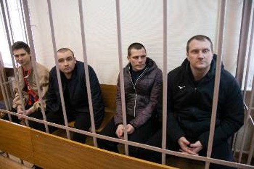 Ουκρανοί ναύτες που κρατούνται στη Ρωσία