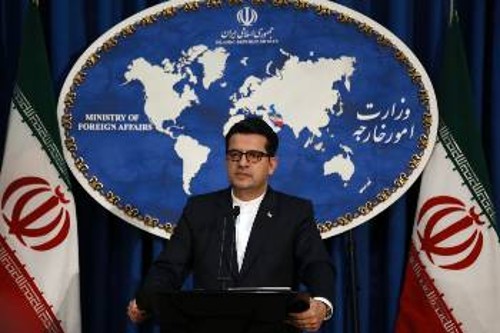Ο εκπρόσωπος Τύπου του ιρανικού ΥΠΕΞ, Α. Μουσαβί, ανακοινώνει την αύξηση του ποσοστού εμπλουτισμού ουρανίου σε 4,5%