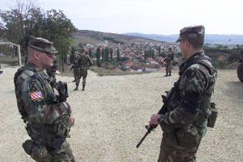 Αμερικανοί στρατιώτες παντού στο Κοσσυφοπέδιο
