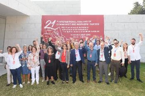 Από την περσινή Διεθνή Συνάντηση Κομμουνιστικών και Εργατικών Κομμάτων που διοργάνωσαν από κοινού το ΚΚ Τουρκίας και το ΚΚΕ στην Σμύρνη