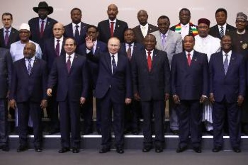 Από τη Σύνοδο Κορυφής Ρωσίας - Αφρικής στο Σότσι