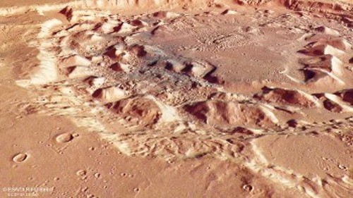 Ανάγλυφο του κρατήρα «Ismenia Patera»