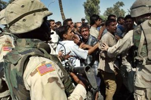 Αμερικανοί στρατιώτες στη Βαγδάτη τον Οκτώβρη του 2003