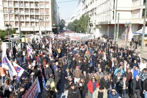 Από το προηγούμενο συλλαλητήριο για τη ΛΑΡΚΟ στην Αθήνα