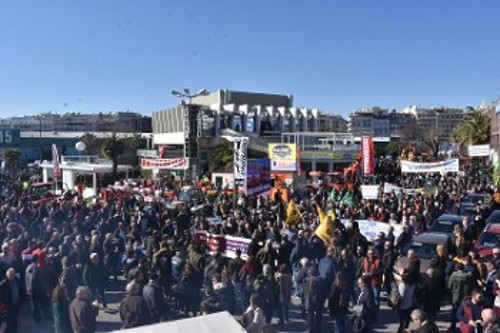 Από το μεγάλο συλλαλητήριο στην «Agrotica» στη Θεσσαλονίκη στις αρχές του μήνα