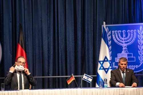 Από τη χτεσινή συνάντηση των ΥΠΕΞ Ισραήλ και Γερμανίας