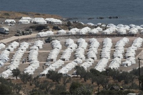 Το στρατόπεδο του Καρά Τεπέ στη Μυτιλήνη