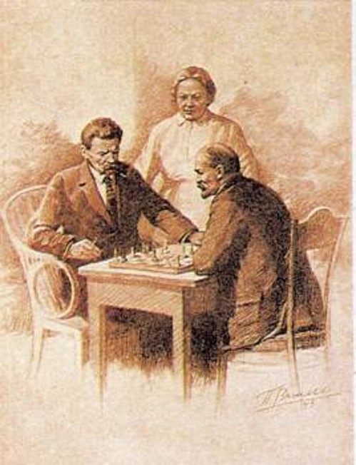 Την αξία και την ωφελιμότητα του σκακιού είχαν αναγνωρίσει έμπρακτα και προσωπικότητες σαν τους Βλ. Ι. Λένιν και Α. Μ. Γκόρκι!