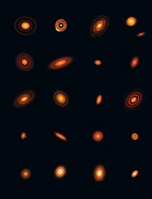 Πρωτοπλανητικοί δίσκοι σκόνης και αερίων, γύρω από νεαρά άστρα, που «φωτογράφισε» το τηλεσκόπιο ALMA και στους οποίους εντοπίστηκαν πλανήτες