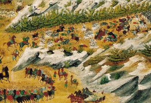 «Ο πόλεμος στα Βασιλικά». Μια μάχη που ζωγράφισε ο ζωγράφος Παναγιώτης Ζωγράφος, καθ' υπαγόρευση του Μακρυγιάννη