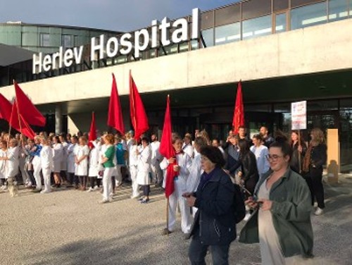 Από τη Γενική Συνέλευση και την κινητοποίηση της Τετάρτης στο νοσοκομείο «Herlev Hospital» της Κοπεγχάγης