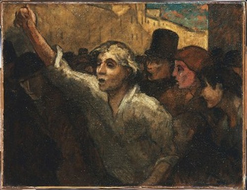 Ονόρ Ντωμιέ, «Η Εξέργεση», λάδι σε καμβά, 1848, Συλλογή Phillips, Ουάσινγκτον
