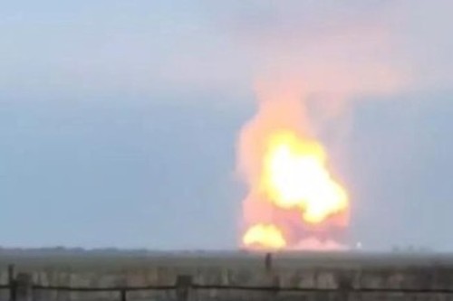 Εκρήξεις σε ρωσική αποθήκη πυρομαχικών στην Κριμαία