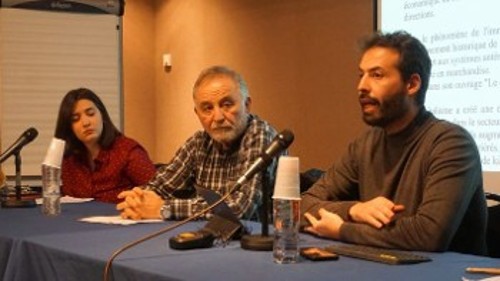 Η Σαβίνα Λίτση, ο Τάκης Βαρελάς και ο Λευτέρης Νικολάου - Αλαβάνος στο πάνελ της εκδήλωσης