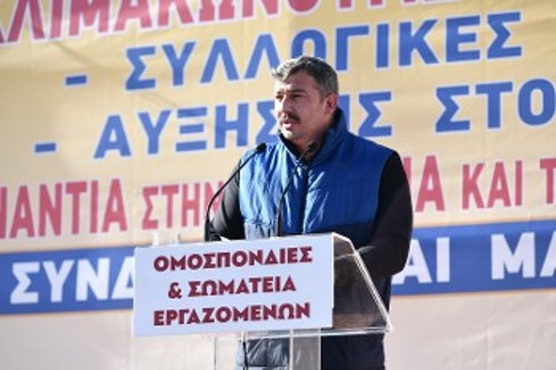 Ο Β. Πάντζος, πρόεδρος της Συνομοσπονδίας Ελλήνων Ρομά «ΕΛΛΑΝ ΠΑΣΣΕ»
