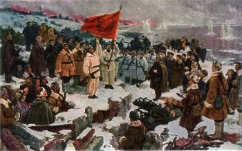 I. Lukomsky. «Ο όρκος των στρατιωτών στην όχθη του Βόλγα»