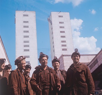 Μεταλλωρύχοι στο ορυχείο Gvardeiskaya, Krivoy Rog (1970)