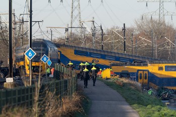 Από το πρόσφατο σιδηροδρομικό δυστύχημα στην Ολλανδία