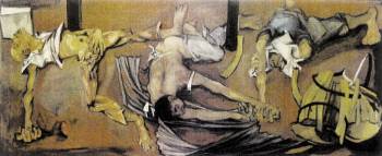 «Η εκτέλεση του Μπελογιάννη». Πίνακας του Πέτερ ντε Φράνσια