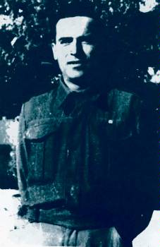 Στέφανος Παπαγιάννης, διοικητής της Μονάδας Πυροβολικού στο Γράμμο, 1947