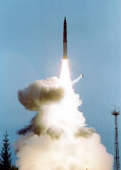 Φωτογραφία αρχείου από εκτόξευση βαλλιστικού πυραύλου