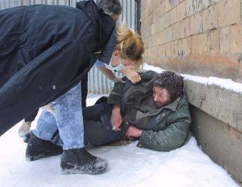 Οι «άθλιοι» της Μόσχας πεθαίνουν από το κρύο