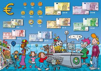 Κεντρική θέση κατέχει το ευρώ στα υλικά της Ευρωπαϊκής Επιτροπής, ακόμα και σε αυτά που απευθύνονται στα παιδιά των μικρότερων ηλικιών
