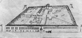Σχεδιάγραμμα της φυλακής της Αίγινας