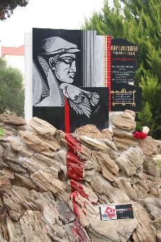 Το μνημείο για τους εκτελεσμένους στην Παργινόσκαλα