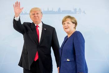 Από την τελευταία συνάντηση Τραμπ και Μέρκελ, στη Σύνοδο του G20 τον Ιούλη του 2017