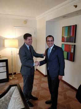 Από την πρόσφατη συνάντηση του Κύπριου ΥΠΕΞ με τον βοηθό υφυπουργό Εξωτερικών των ΗΠΑ
