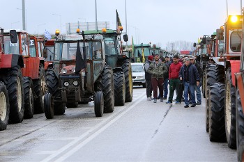 Από τις συντονισμένες κινητοποιήσεις των αγροτών στη Θεσσαλία την περασμένη βδομάδα