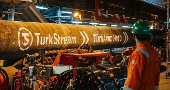 Από την κατασκευή του «Turkish Stream» που εγκαινιάστηκε πριν από λίγες μέρες