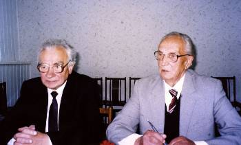 Οι φυλακισμένοι κομμουνιστές ηγέτες. Ο Μ. Μπουρακιάβιτσιους Α. Γραμματέας της ΚΕ του ΚΚ Λιθουανίας και ο Γ. Κουολιάλις μέλος της Γραμματείας