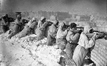 Σοβιετικοί στρατιώτες στο Στάλινγκραντ