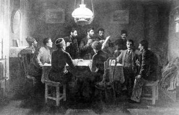 Ο Στάλιν με Γεωργιανούς συντρόφους