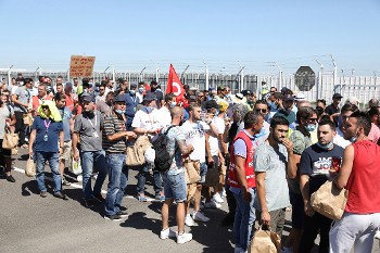 Από την απεργία των εργαζομένων της «Airbus» στην Τουλούζη