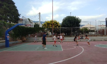 Από τουρνουά μπάσκετ των Οργανώσεων της ΚΝΕ στον Βόλο, στο πλαίσιο της Παγκόσμιας Μέρας Κατά των Ναρκωτικών