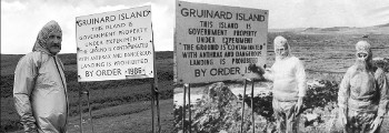Η Βρετανία, κατά τη διάρκεια του Β' Παγκοσμίου Πολέμου πραγματοποιούσε πειράματα για την ανάπτυξη βιολογικών όπλων στο νησί Gruinard (βορειοδυτικά της Σκοτίας)