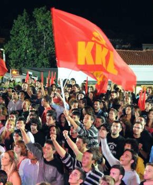 Από δεκάδες συγκεντρώσεις του Κόμματος σε όλη τη χώρα εκπέμπεται το αισιόδοξο μήνυμα για την ενίσχυση του ΚΚΕ στις 4 του Οκτώβρη