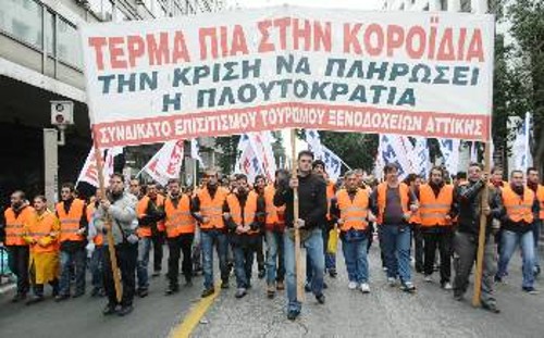 Το κρυστάλλινο μέτωπο με την πλουτοκρατία που έχουν τα ταξικά συνδικάτα και το ΠΑΜΕ ενοχλεί τις δυνάμεις του ΣΥΝ/ΣΥΡΙΖΑ