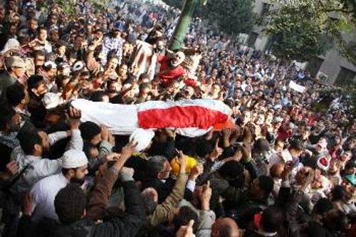Από τις διαδηλώσεις στην Αίγυπτο που συνεχίζονται