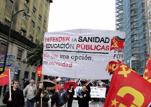 Από τη δράση του ΚΚ των Λαών της Ισπανίας