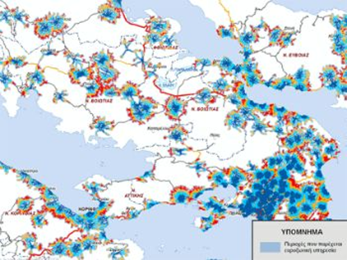Τέτοιοι ψηφιακοί χάρτες της Ελλάδας, με αναλυτική βάση δεδομένων και στοιχείων με την παραμικρή λεπτομέρεια για εκατομμύρια πολίτες, πουλήθηκαν στην κυβέρνηση των ΗΠΑ